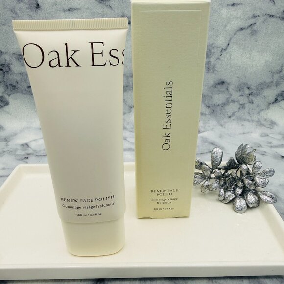 Oak Essentials Skincare-Renew Face Polish Pineapple Enzyme-Full 100 ml-BOXED-NEW - Picture 2 of 13